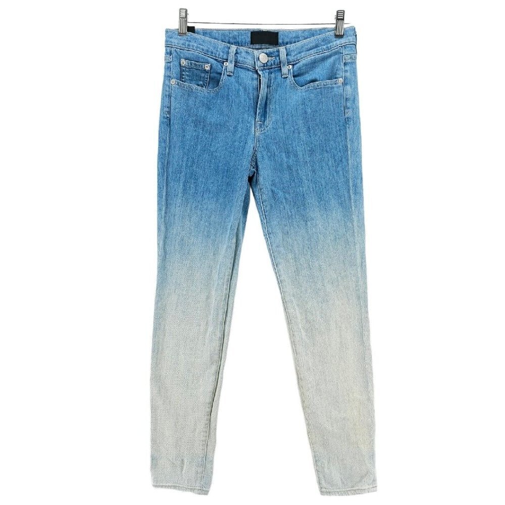 Vince Mason Relaxed Rolled Jeans in Hombre Wash Ombre Size 25